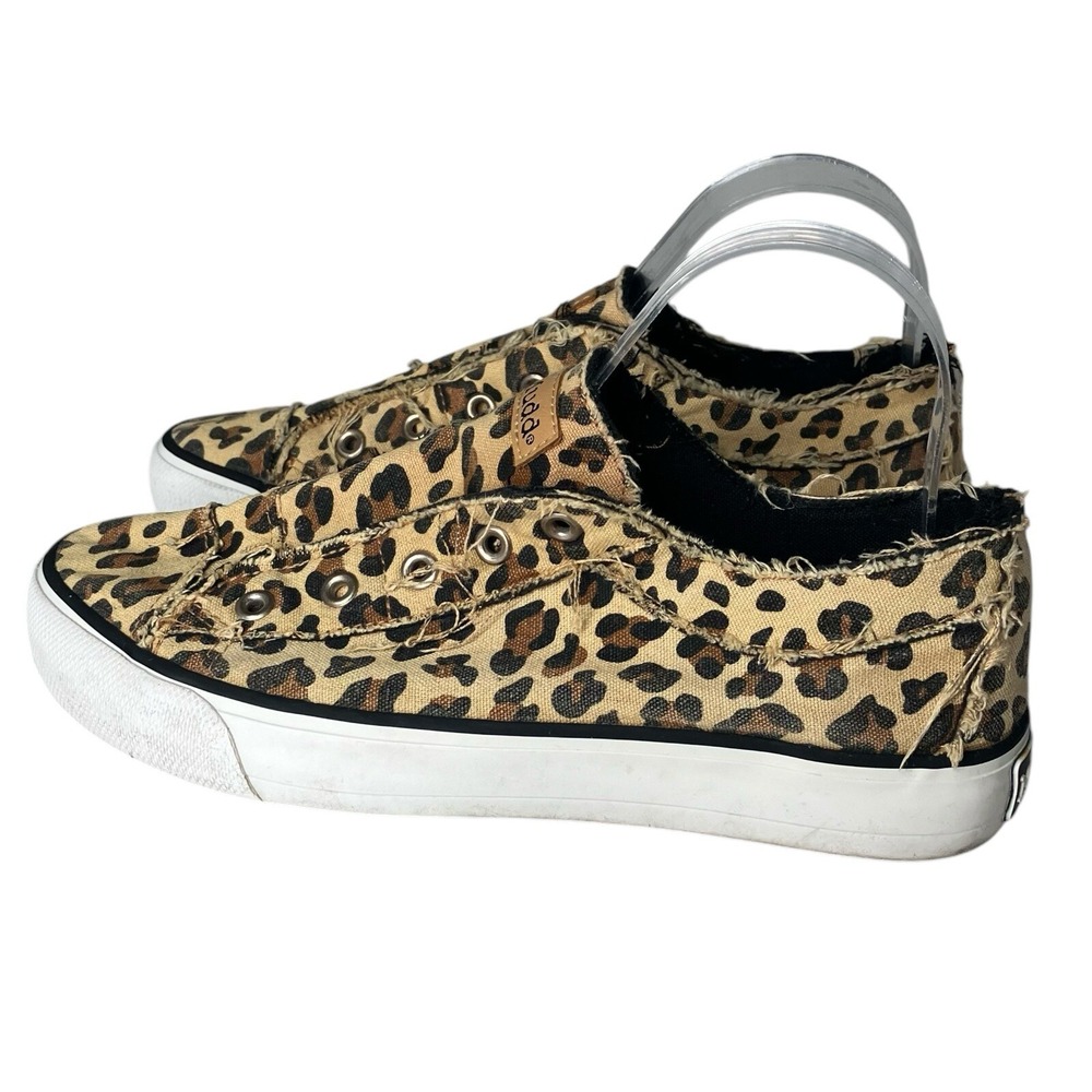 Mudd Leopard Print Slip On‎ Sneakers Casual Comfortable Shoes Size 9 - Picture 3 of 9